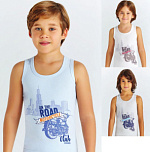 2568 Майка для мальчика многоцвет (BAYKAR)