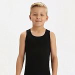 2214-02 Майка для мальчика черная (BAYKAR)