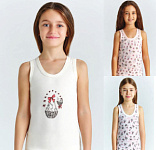 4126 майка для девочек многоцвет (BAYKAR)