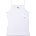 4174-01 Майка для девочек белая (BAYKAR)