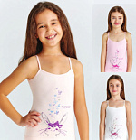 4168 майка для девочек многоцвет (BAYKAR)