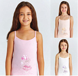 4160 майка  для девочек многоцвет (BAYKAR)