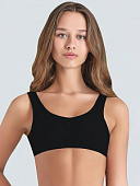 4409-02 Топ с поролоном черный (BAYKAR)