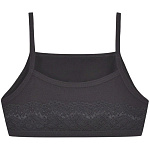 4490-02 Топ для девочки черный (BAYKAR)