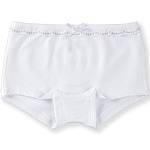 5236-01 Трусы шорты для девочек белые (BAYKAR)