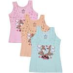 4578 Майка для девочек многоцвет (BAYKAR)