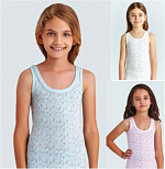 4524 майка для девочек многоцвет (BAYKAR)