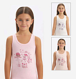 4958 майка для девочки многоцвет (BAYKAR)