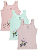 4844 Майка для девочки многоцвет (BAYKAR)