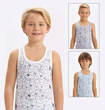 2650 майка для мальчиков многоцвет (BAYKAR)