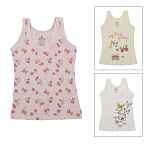 4586 Майка для девочек многоцвет (BAYKAR)