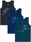 2518 Майка для мальчика многоцвет (BAYKAR)