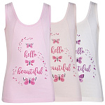 4558 Майка для девочек многоцвет (BAYKAR)