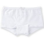 5548-01 Трусы шорты для девочек белый (BAYKAR)
