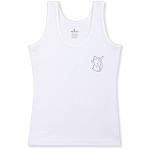 4176-01 Майка для девочек белая (BAYKAR)