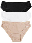 7948 Трусы для девочек многоцвет с кружевом (BAYKAR)