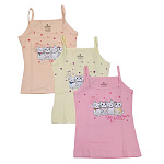 4258 Майка  для девочек многоцвет (BAYKAR)