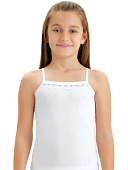 4397-01 Майка для девочки белая (BAYKAR)