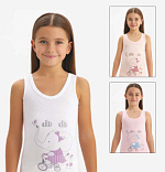 4432 Майка для девочек многоцвет (BAYKAR)
