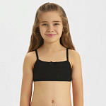 4766-02 топ для девочек черный (BAYKAR)