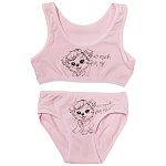 4571/4171PB13 Комплект (топ+трусы) для девочки (Donella)