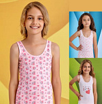 4528 Майка для девочек многоцвет (BAYKAR)