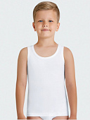 2200-01 Майка для мальчиков белая (BAYKAR)