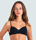 4000-02 Бюстгальтер для девочки черный (BAYKAR)