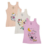 4284 Майка  для девочек многоцвет (BAYKAR)