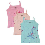 4254 Майка для девочек многоцвет (BAYKAR)