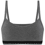 4012-23 Топ для девочки темно-серый (BAYKAR)