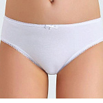 5640-01 Трусы для девочки белые (BAYKAR)