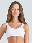 4409-01 Топ с поролоном белый (BAYKAR)