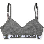 4026-22 Топ для девочки серый (BAYKAR)