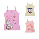 4568 Майка для девочек многоцвет (BAYKAR)