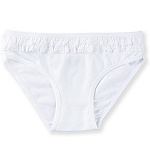 5230-01 Трусы для девочек с рюшей белые (BAYKAR)