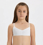 4407-01 Топ для девочек белый (BAYKAR)