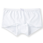 5722-01 Трусы шорты для девочки белые (BAYKAR)