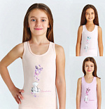 4158 майка для девочек многоцвет (BAYKAR)