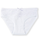5212-01 Трусы для девочек белые (BAYKAR)