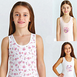 4130 майка для девочек многоцвет (BAYKAR)