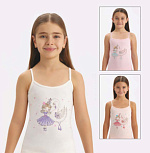 4926 Майка для девочек многоцвет (BAYKAR)
